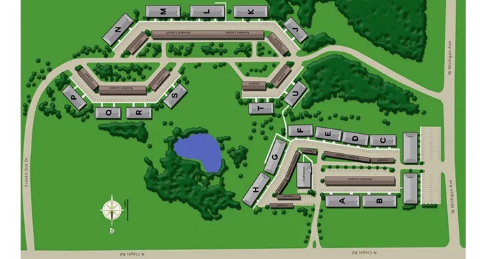 property map in Ramblewood area